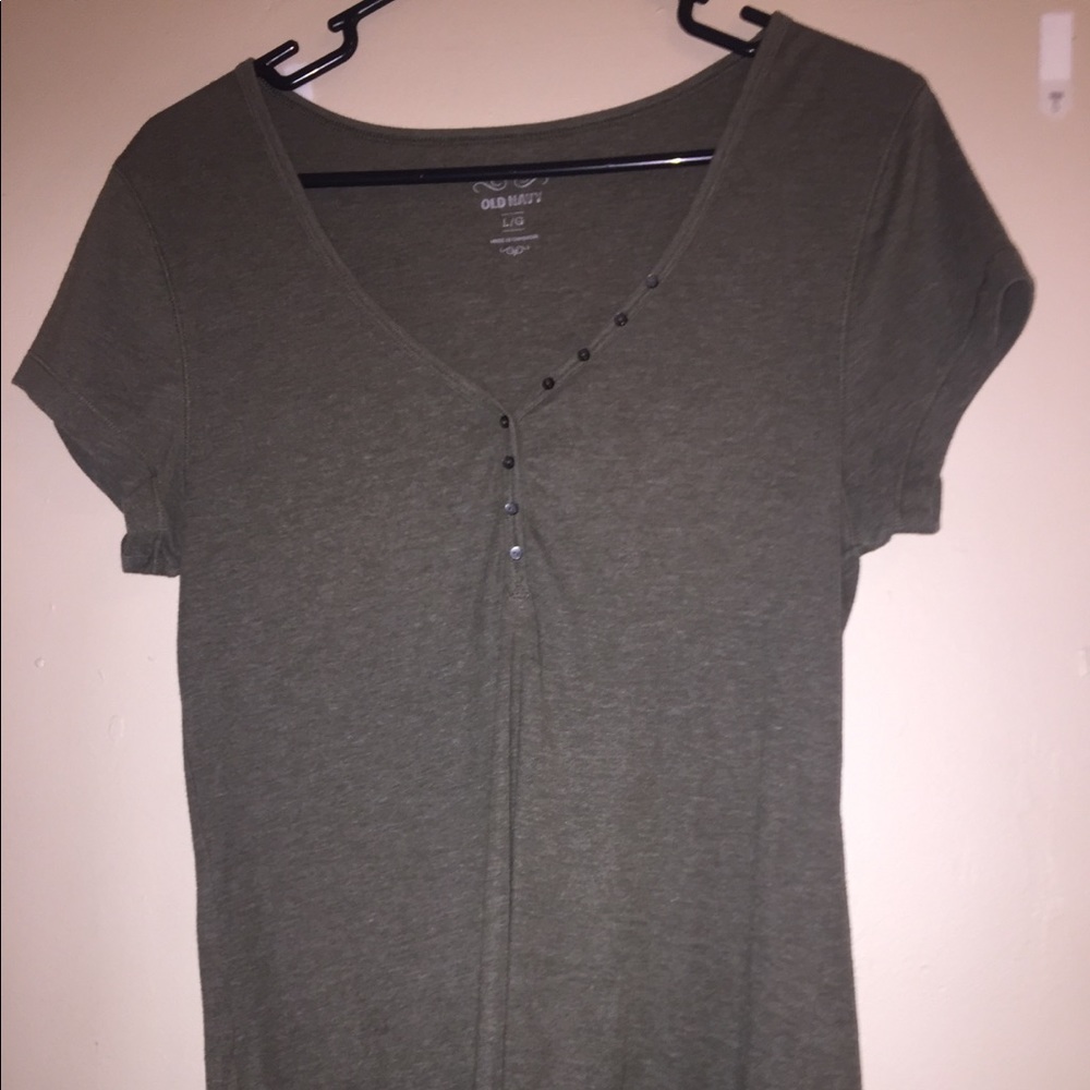 Green dress shirt